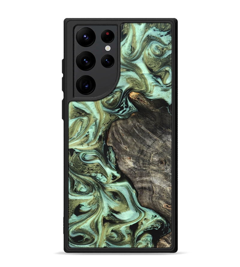 Galaxy S22 Ultra Wood Phone Case - Reid (Green, 819562)