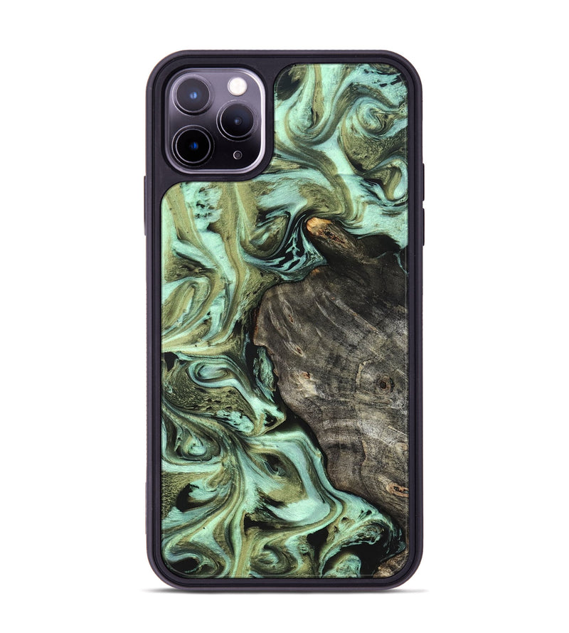 iPhone 11 Pro Max Wood Phone Case - Reid (Green, 819562)