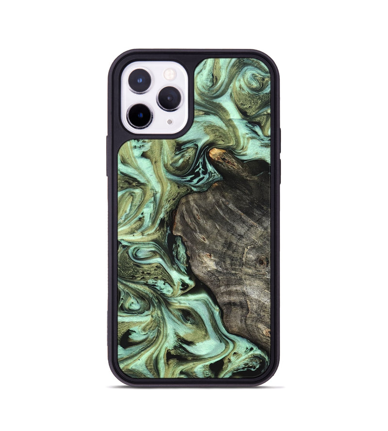 iPhone 11 Pro Wood Phone Case - Reid (Green, 819562)