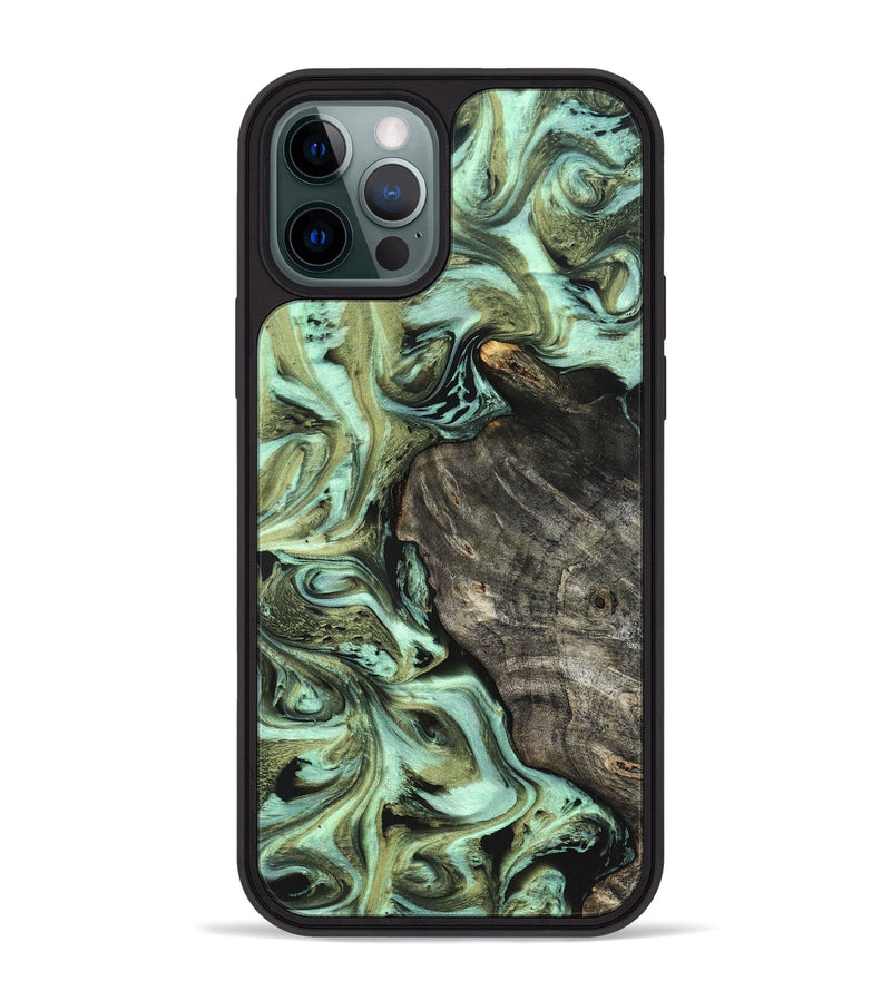 iPhone 12 Pro Max Wood Phone Case - Reid (Green, 819562)