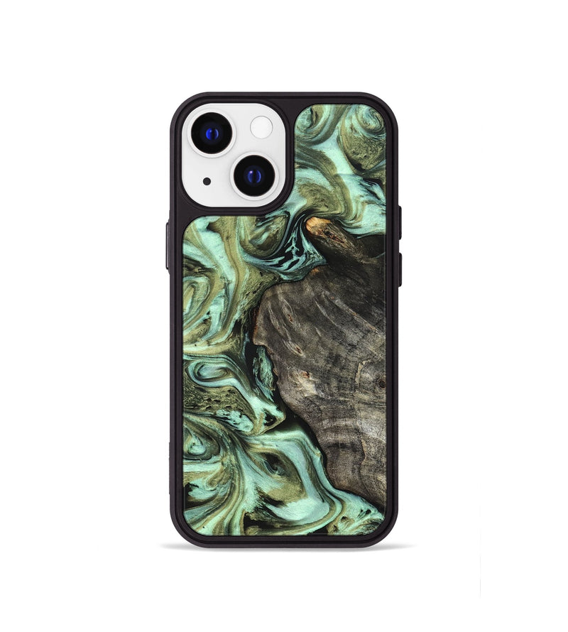 iPhone 13 mini Wood Phone Case - Reid (Green, 819562)