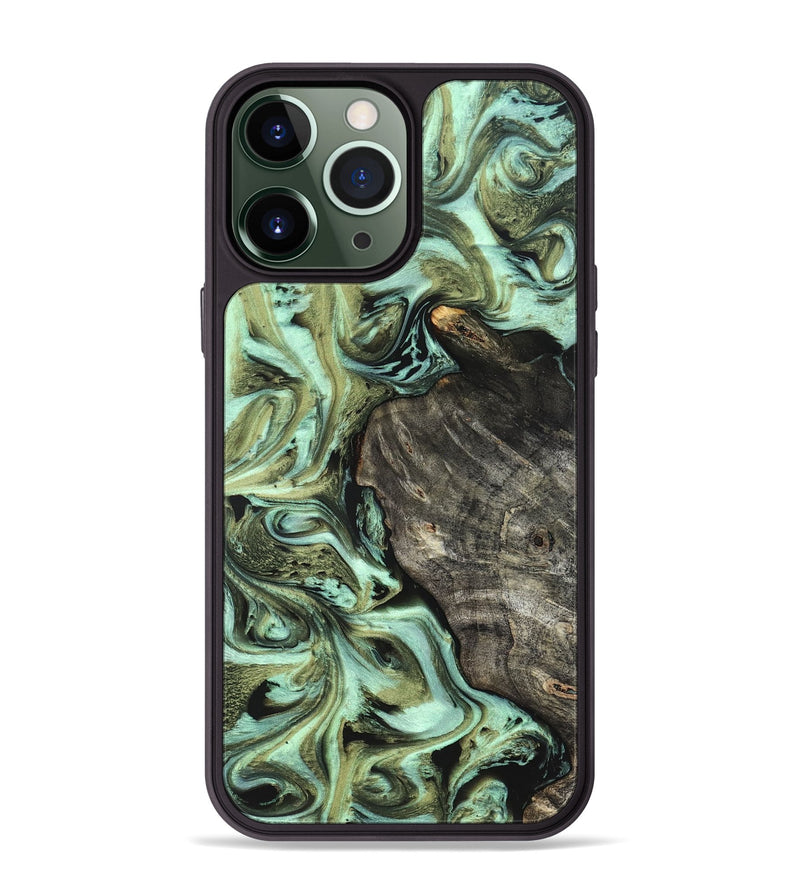 iPhone 13 Pro Max Wood Phone Case - Reid (Green, 819562)