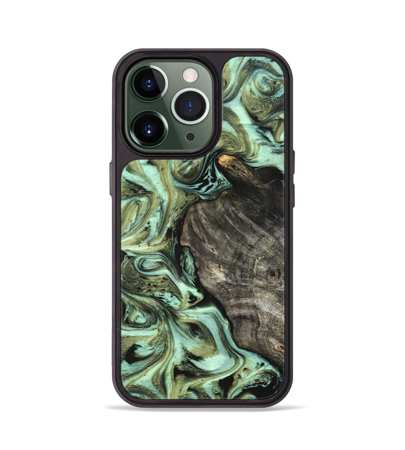 iPhone 13 Pro Wood Phone Case - Reid (Green, 819562)