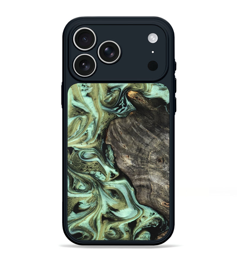 iPhone 17 Pro Max Wood Phone Case - Reid (Green, 819562)
