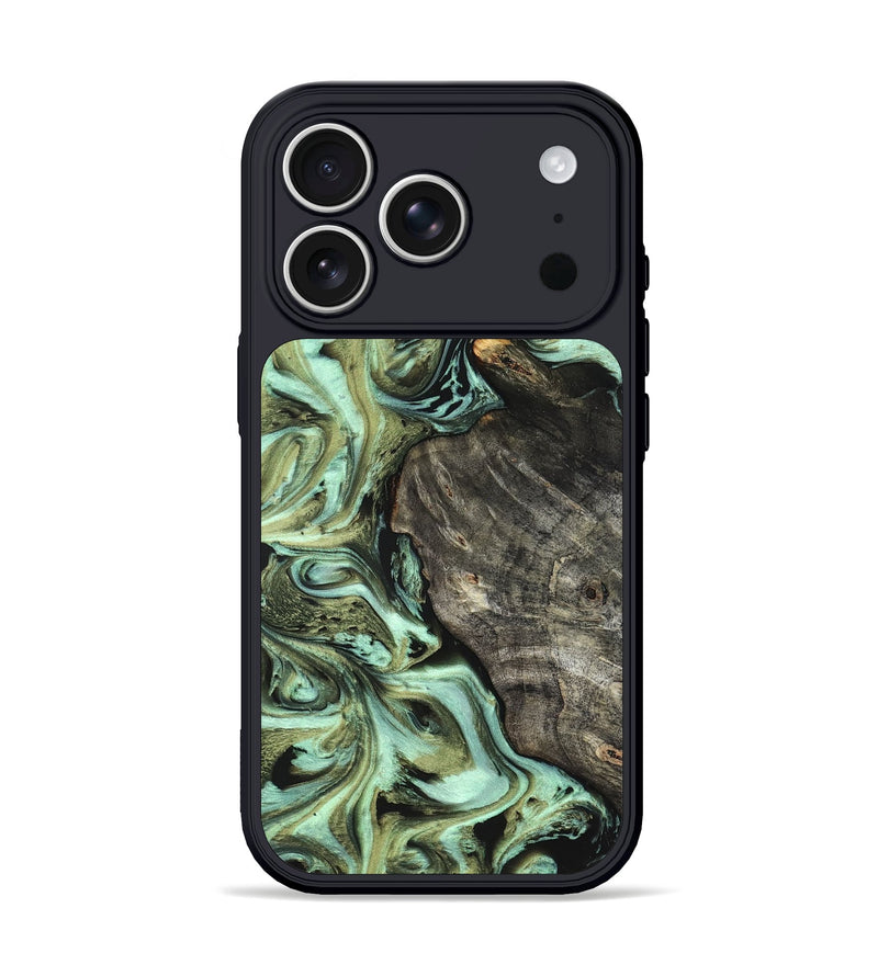 iPhone 17 Pro Wood Phone Case - Reid (Green, 819562)