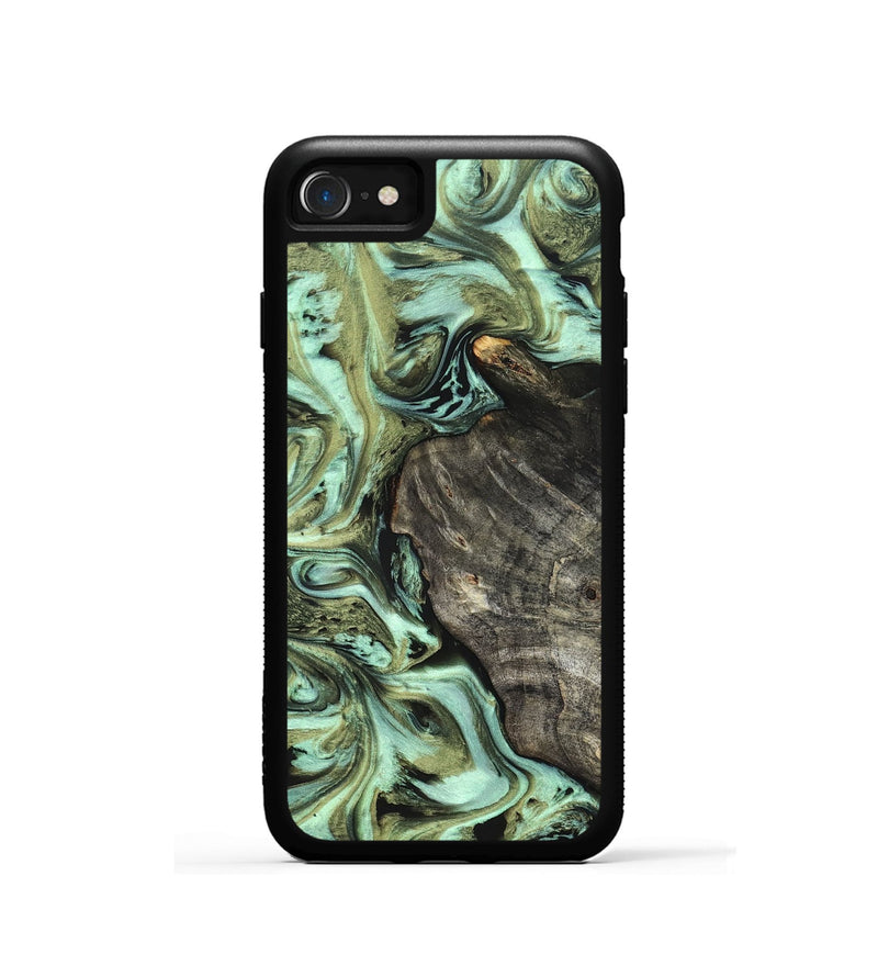 iPhone SE Wood Phone Case - Reid (Green, 819562)