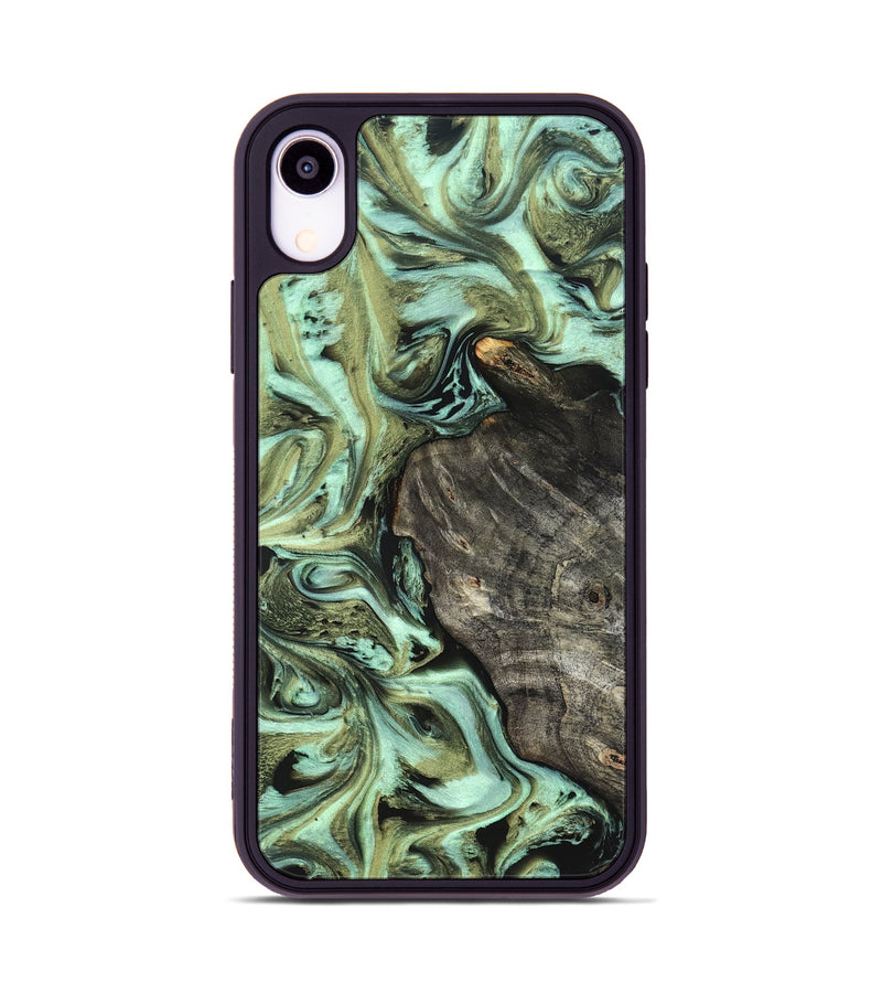 iPhone Xr Wood Phone Case - Reid (Green, 819562)