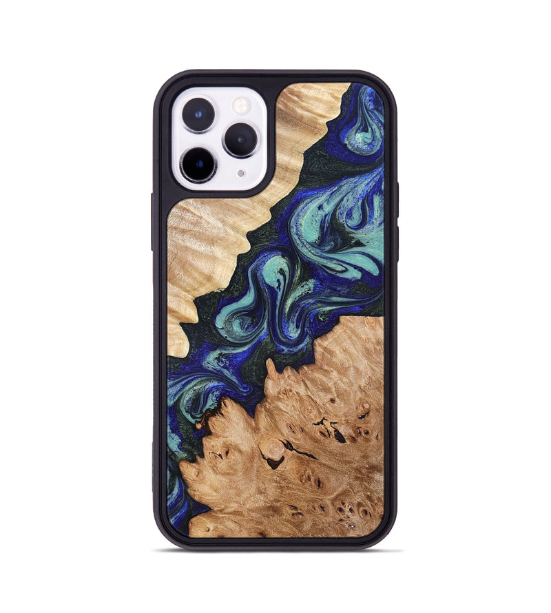 iPhone 11 Pro Wood Phone Case - Karrie (Green, 819564)