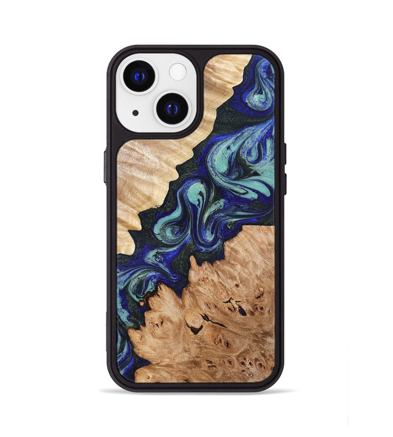 iPhone 13 Wood Phone Case - Karrie (Green, 819564)
