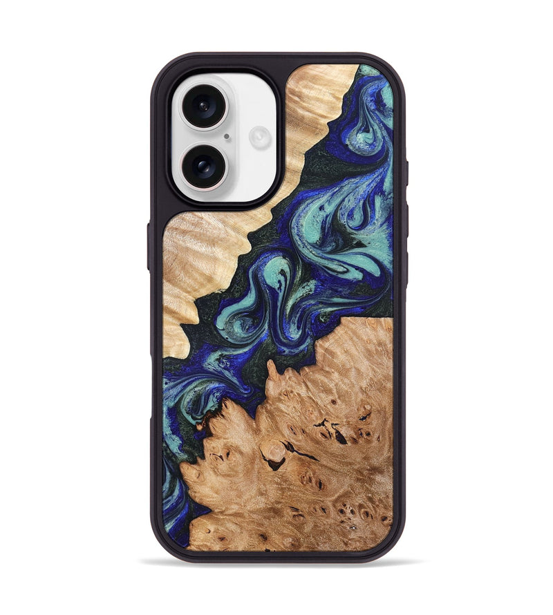 iPhone 17 Wood Phone Case - Karrie (Green, 819564)