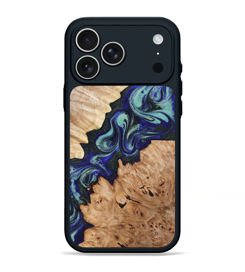 iPhone 17 Pro Max Wood Phone Case - Karrie (Green, 819564)