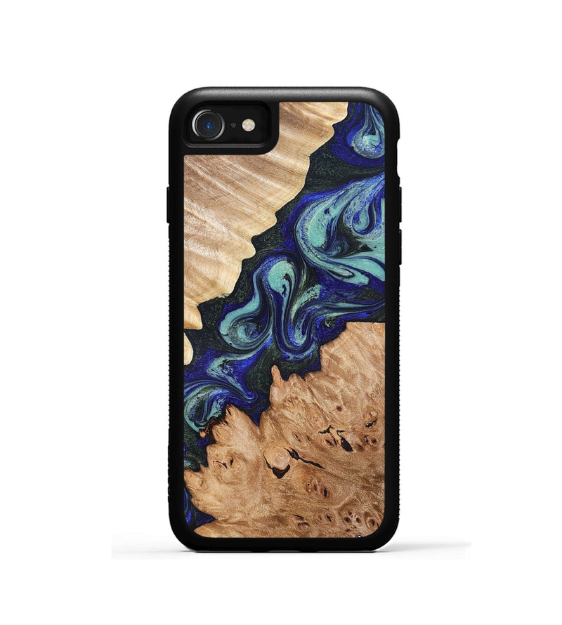 iPhone SE Wood Phone Case - Karrie (Green, 819564)