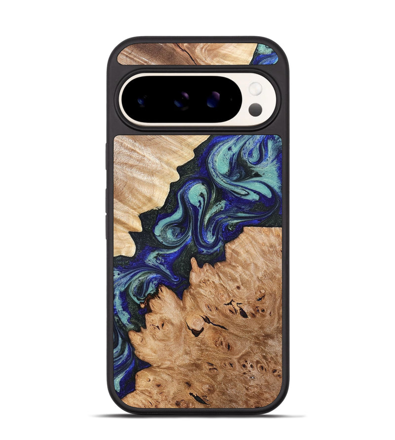 Pixel 9 Wood Phone Case - Karrie (Green, 819564)