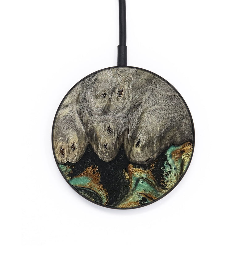 Circle Wood Wireless Charger - Essence (Green, 819566)
