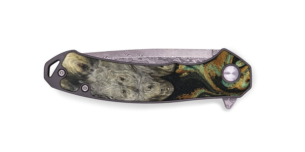 EDC Wood Pocket Knife - Essence (Green, 819566)