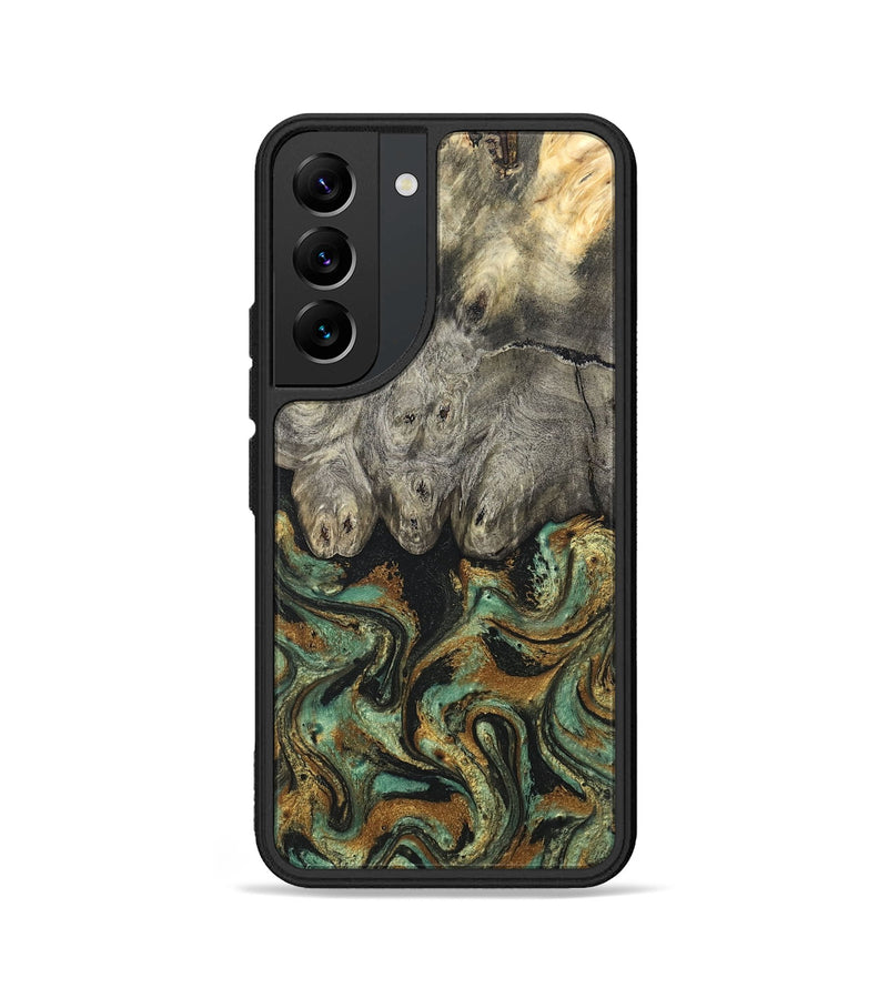 Galaxy S22 Wood Phone Case - Essence (Green, 819566)