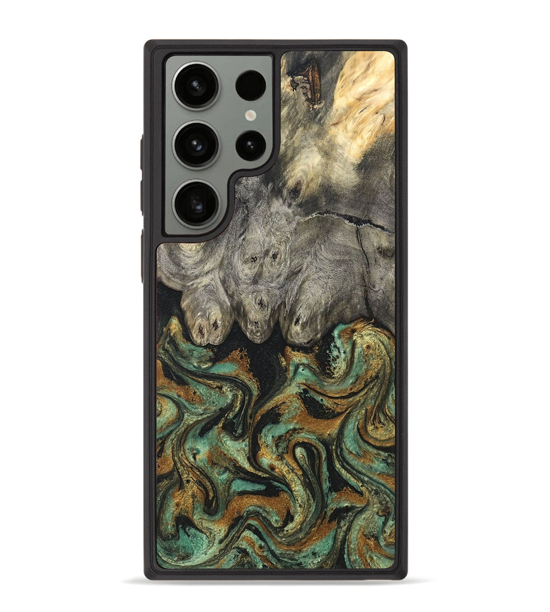 Galaxy S23 Ultra Wood Phone Case - Essence (Green, 819566)