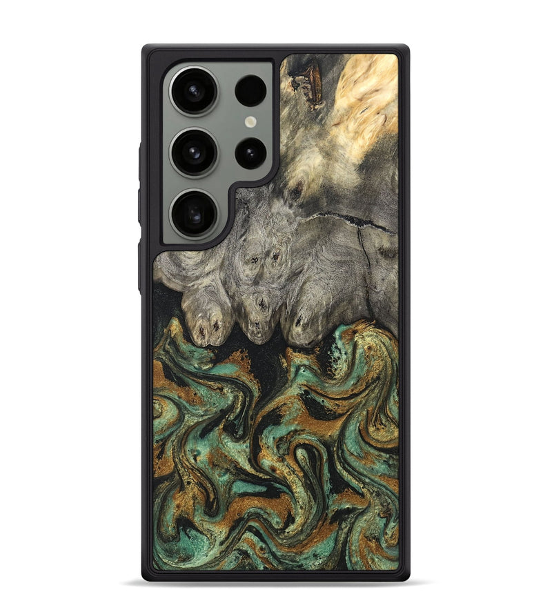 Galaxy S24 Ultra Wood Phone Case - Essence (Green, 819566)