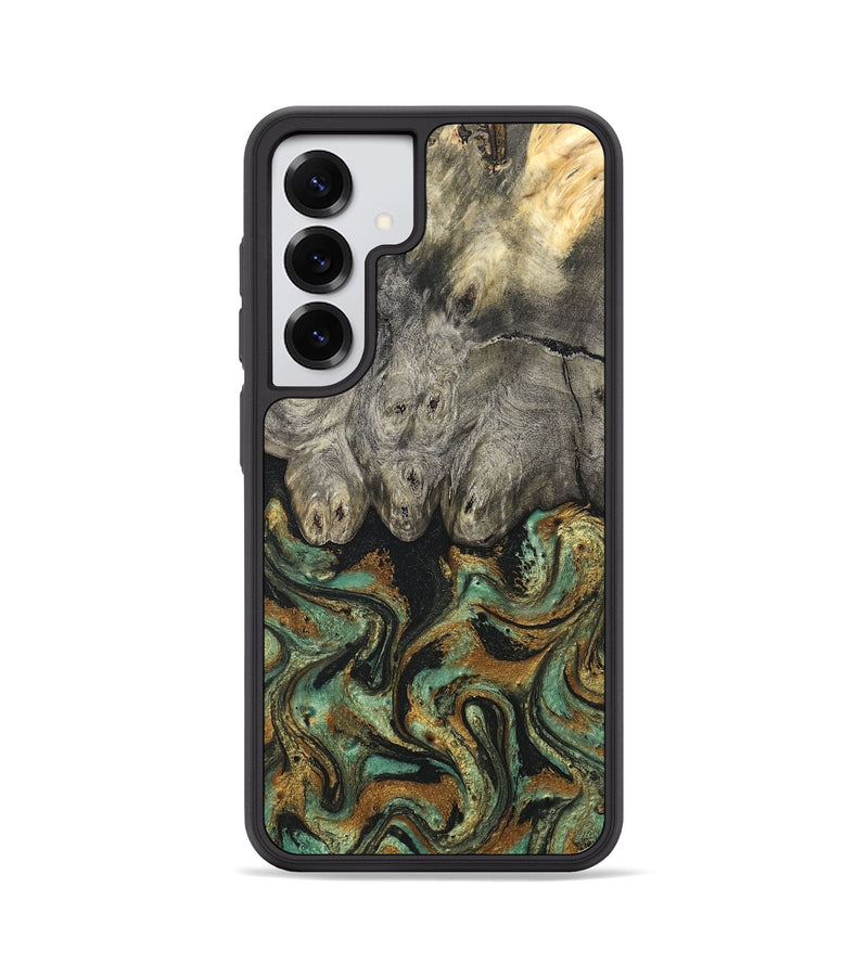 Galaxy S25 Wood Phone Case - Essence (Green, 819566)