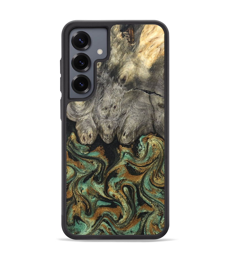 Galaxy S25 Plus Wood Phone Case - Essence (Green, 819566)