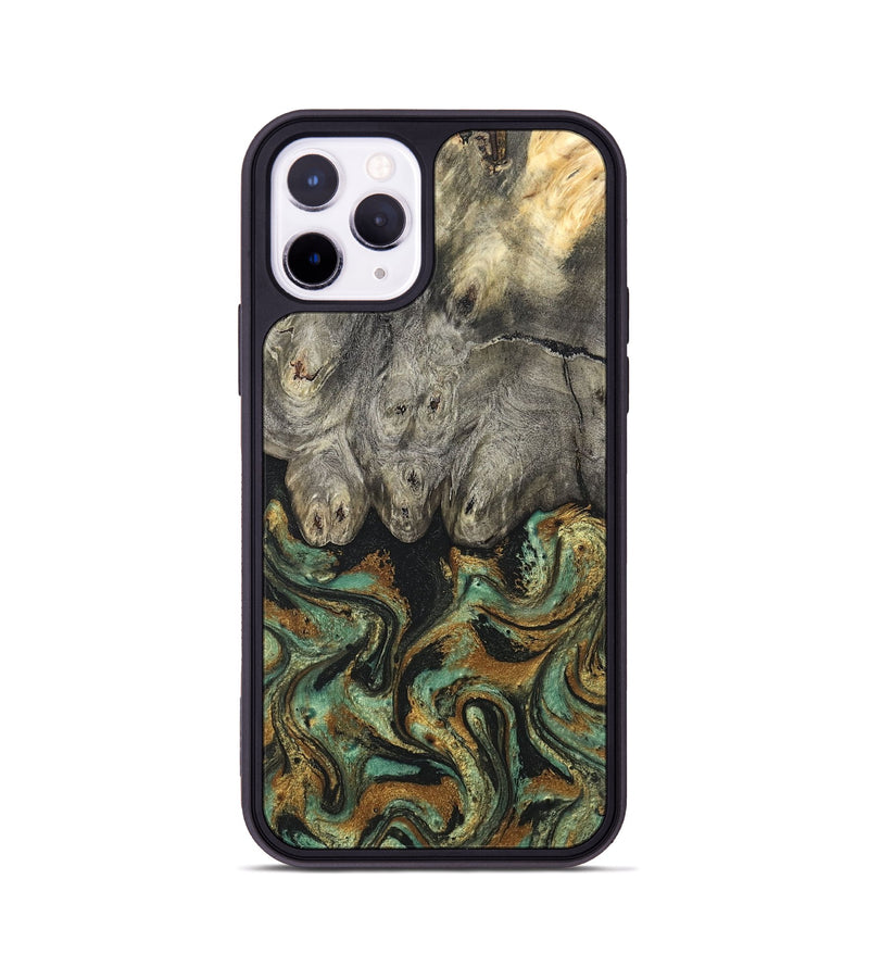 iPhone 11 Pro Wood Phone Case - Essence (Green, 819566)