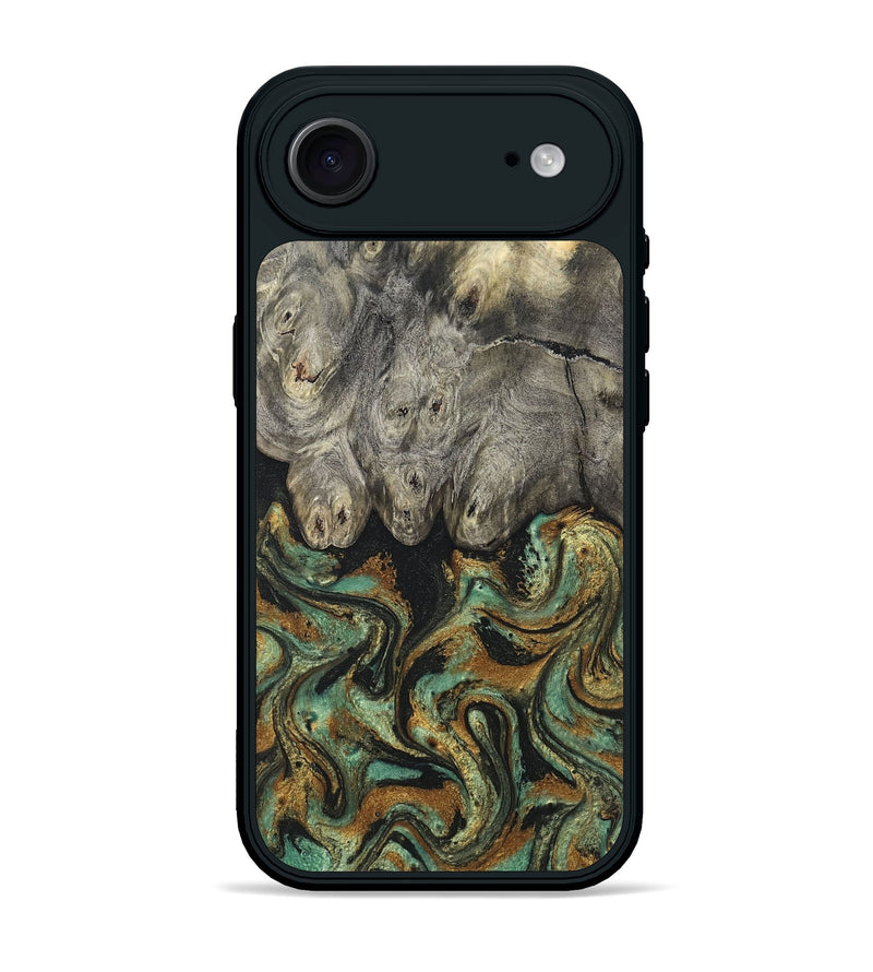 iPhone 17 Air Wood Phone Case - Essence (Green, 819566)