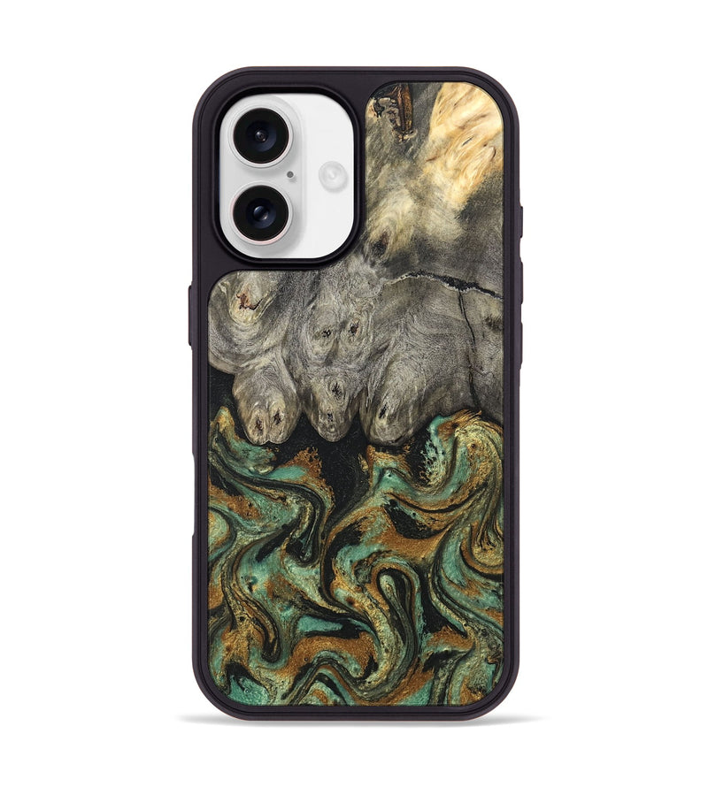 iPhone 17 Wood Phone Case - Essence (Green, 819566)