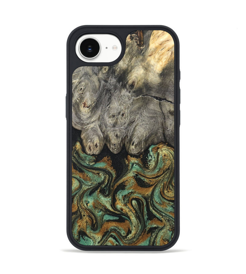 iPhone 17e Wood Phone Case - Essence (Green, 819566)