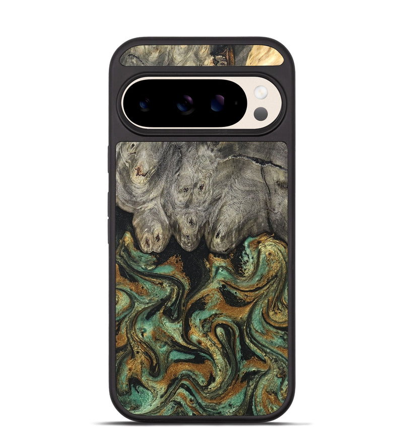 Pixel 10 Wood Phone Case - Essence (Green, 819566)