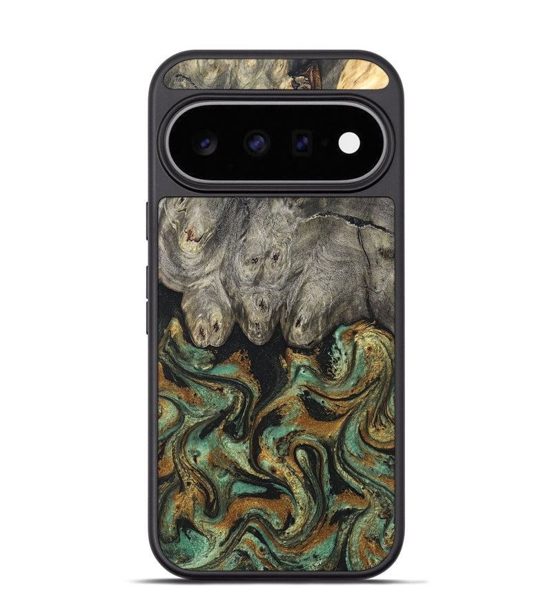 Pixel 11 Pro Wood Phone Case - Essence (Green, 819566)