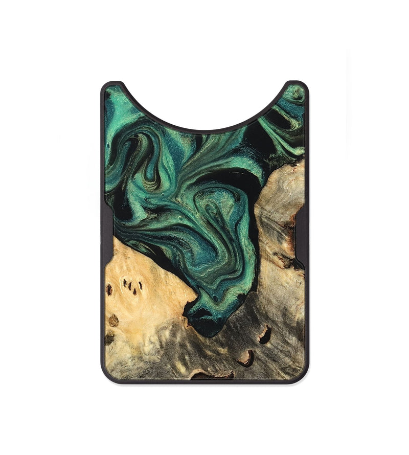 Alloy Wood Wallet - Jazlyn (Green, 819569)