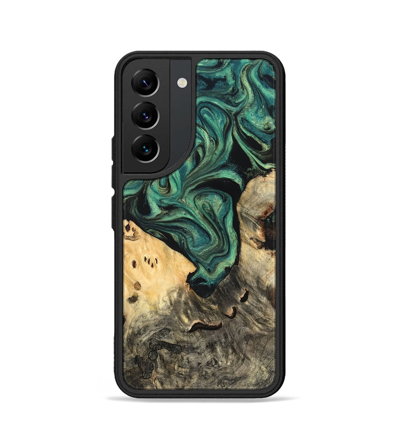 Galaxy S22 Wood Phone Case - Jazlyn (Green, 819569)