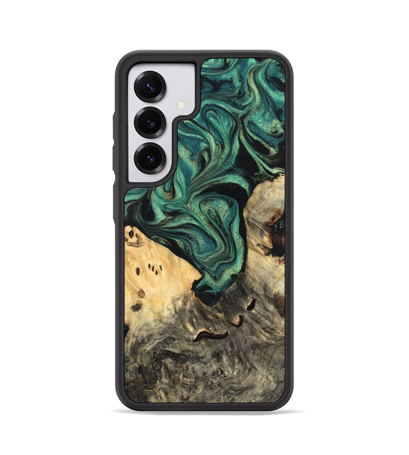 Galaxy S25 Wood Phone Case - Jazlyn (Green, 819569)