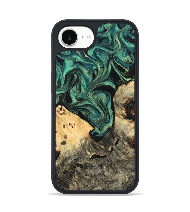 iPhone 16e Wood Phone Case - Jazlyn (Green, 819569)