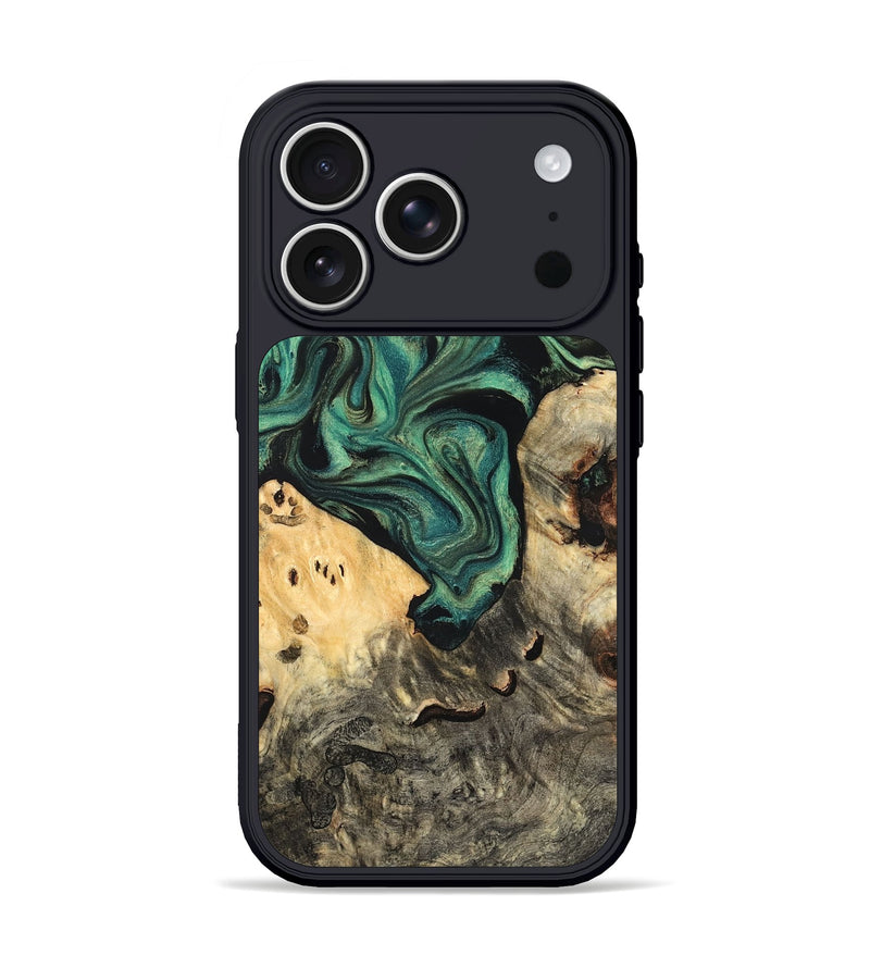 iPhone 17 Pro Wood Phone Case - Jazlyn (Green, 819569)
