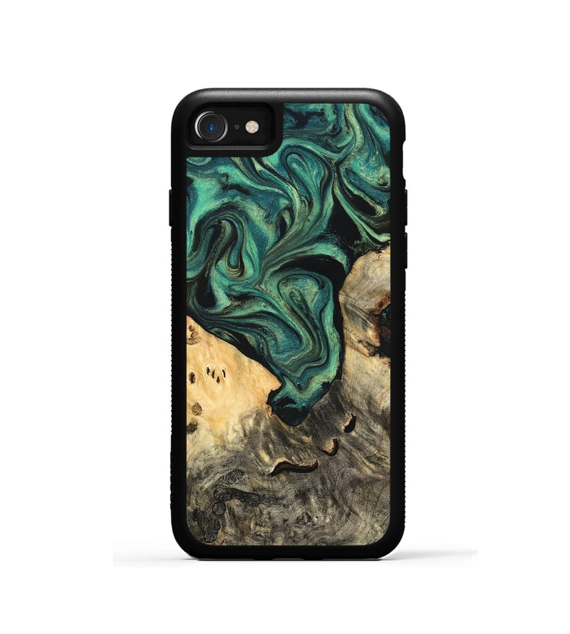 iPhone SE Wood Phone Case - Jazlyn (Green, 819569)