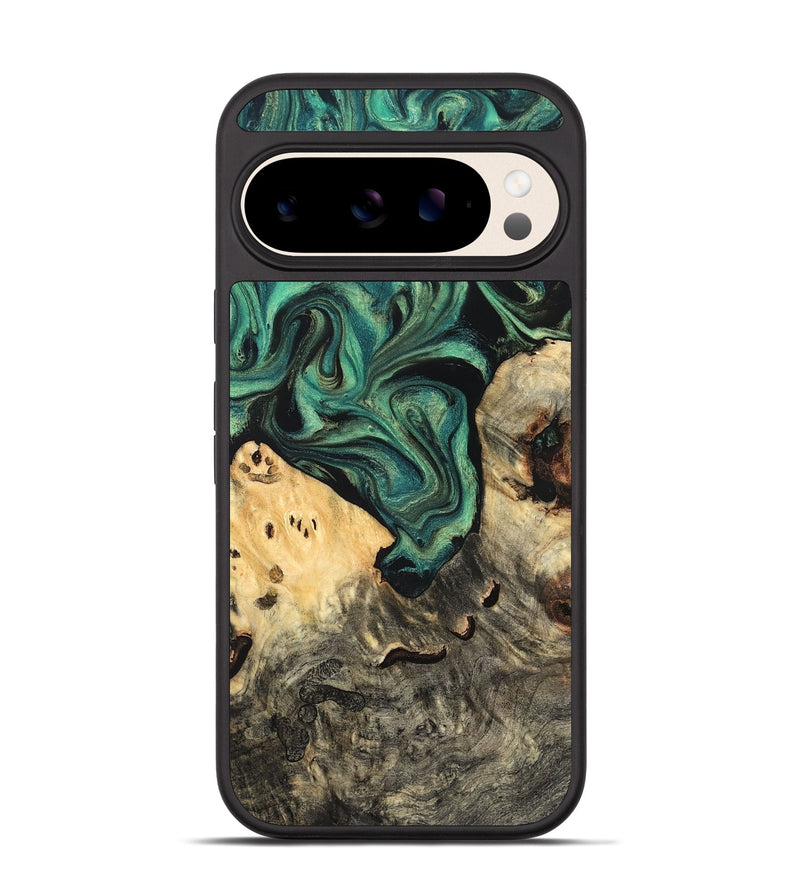Pixel 10 Pro Wood Phone Case - Jazlyn (Green, 819569)