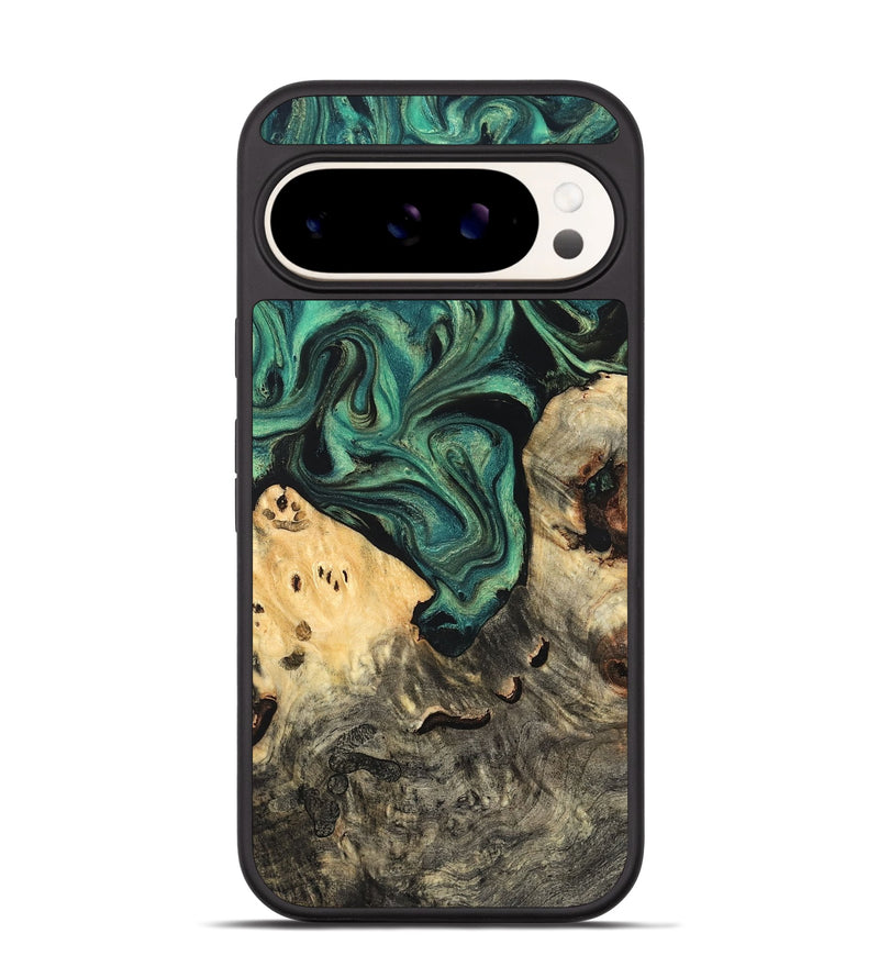 Pixel 9 Wood Phone Case - Jazlyn (Green, 819569)