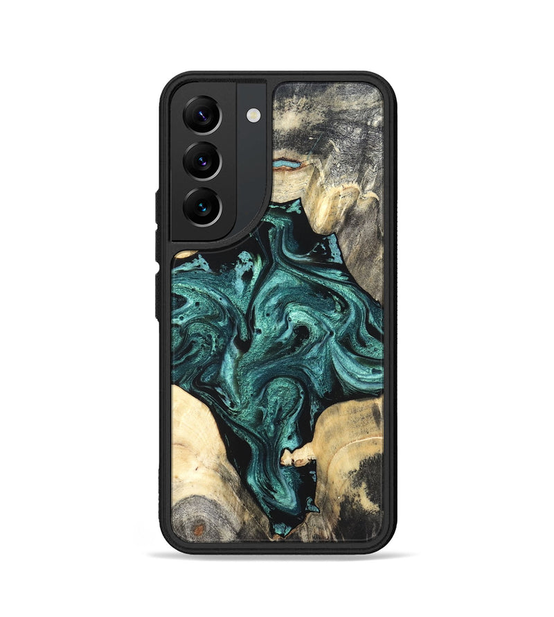Galaxy S22 Wood Phone Case - Simone (Green, 819571)
