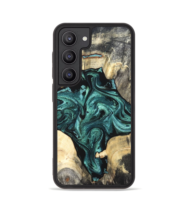 Galaxy S23 Wood Phone Case - Simone (Green, 819571)