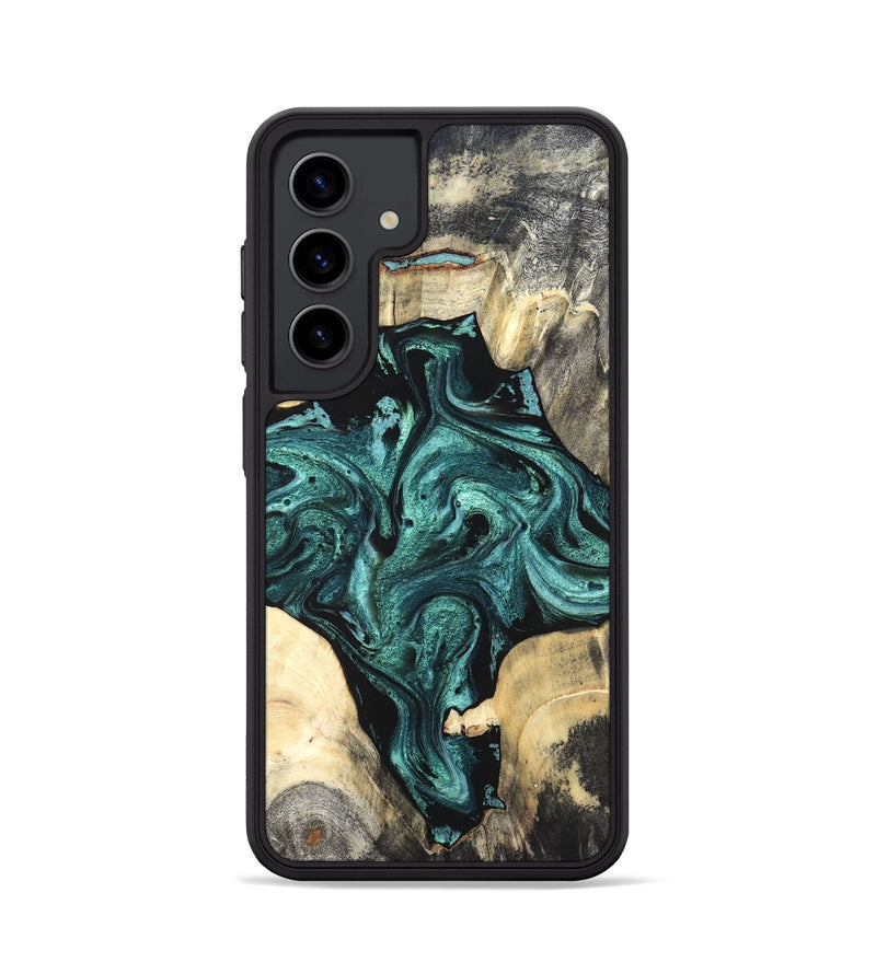 Galaxy S24 Wood Phone Case - Simone (Green, 819571)
