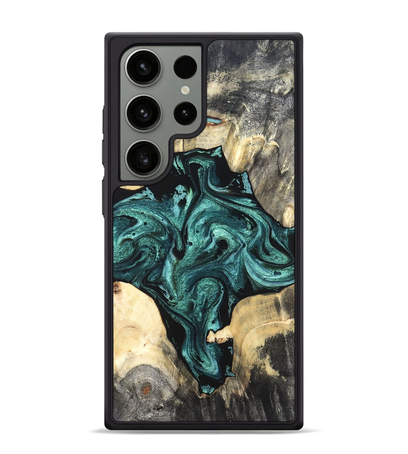 Galaxy S24 Ultra Wood Phone Case - Simone (Green, 819571)