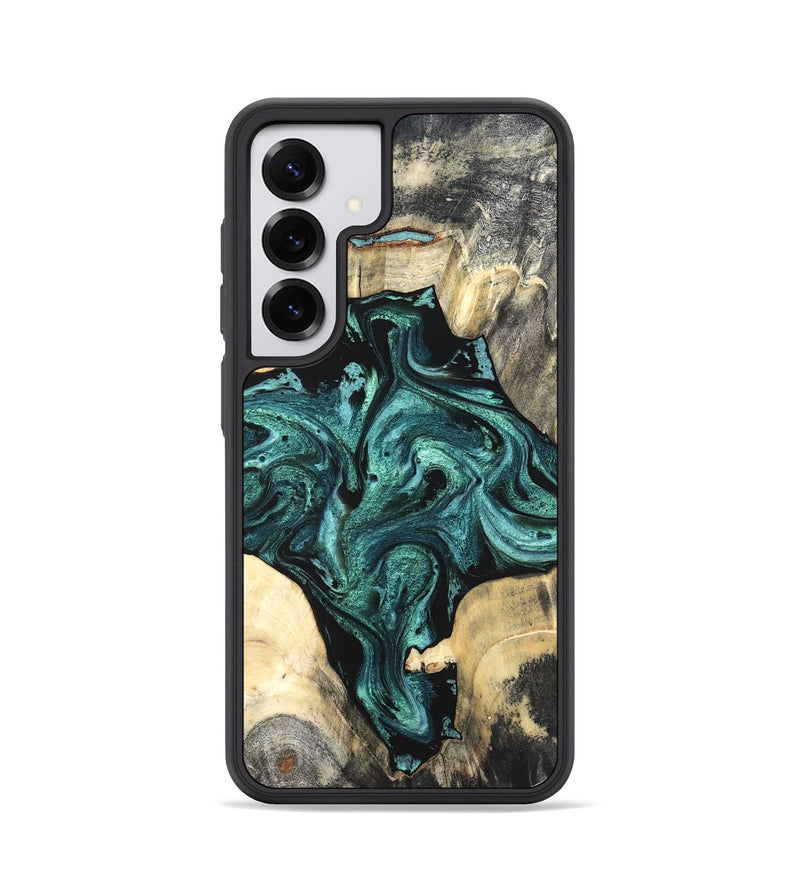 Galaxy S25 Wood Phone Case - Simone (Green, 819571)