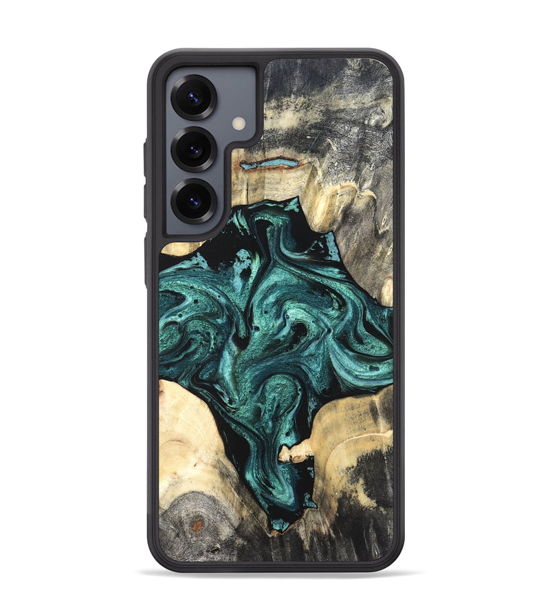 Galaxy S25 Plus Wood Phone Case - Simone (Green, 819571)