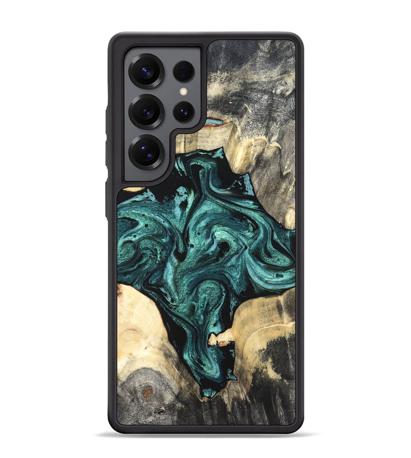 Galaxy S25 Ultra Wood Phone Case - Simone (Green, 819571)