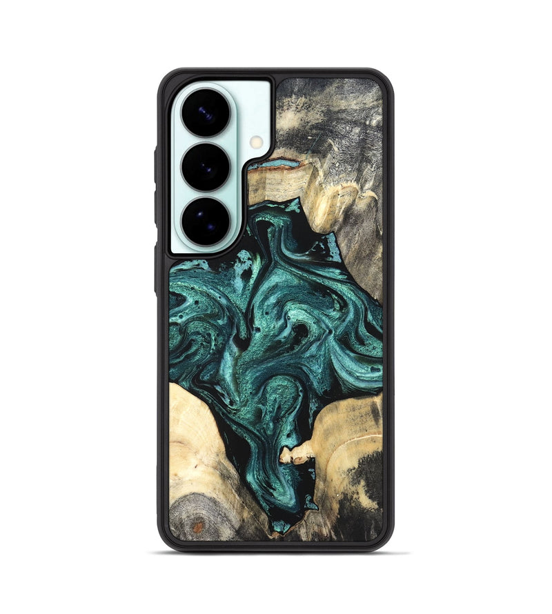 Galaxy S26 Wood Phone Case - Simone (Green, 819571)