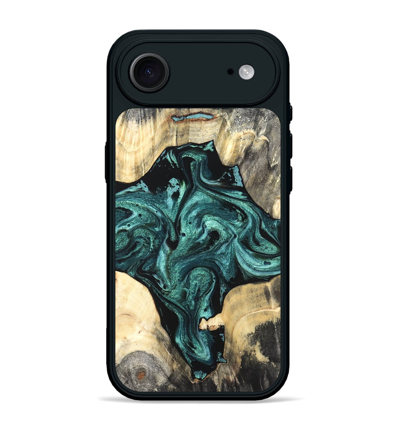 iPhone 17 Air Wood Phone Case - Simone (Green, 819571)
