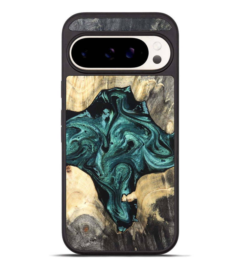 Pixel 10 Pro XL Wood Phone Case - Simone (Green, 819571)