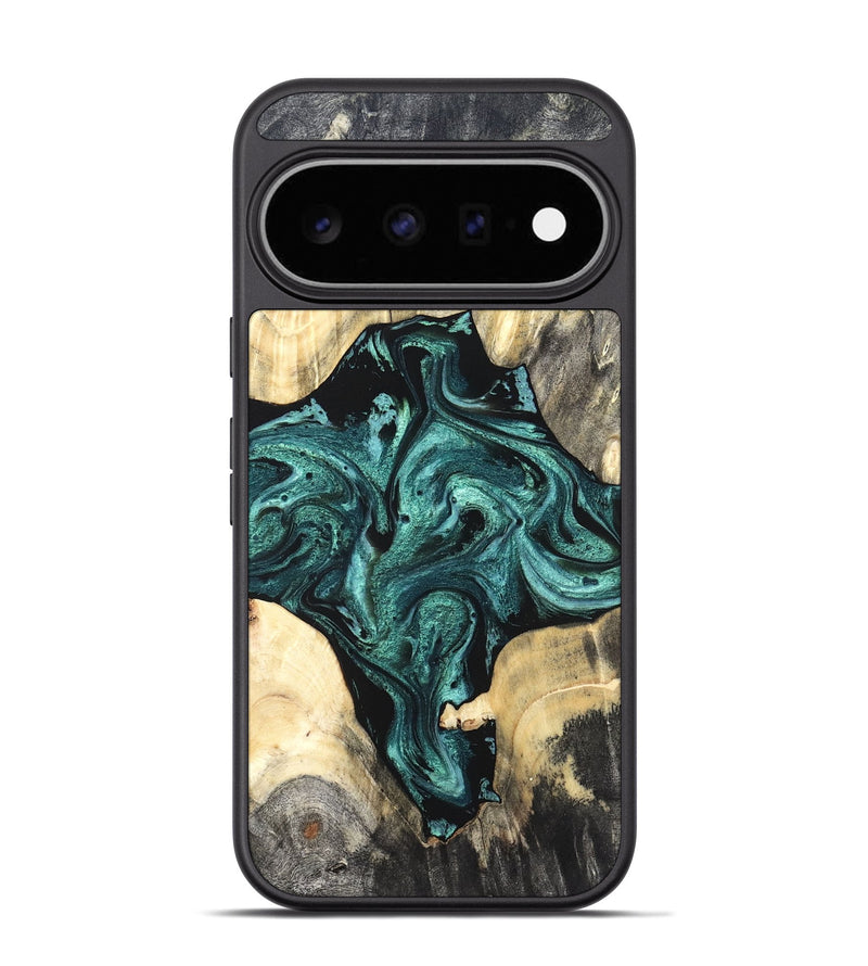 Pixel 11 Pro Wood Phone Case - Simone (Green, 819571)