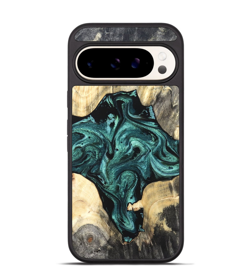 Pixel 9 Pro Wood Phone Case - Simone (Green, 819571)